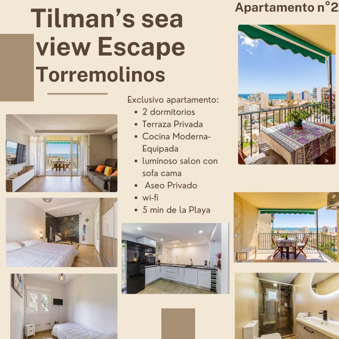 Frida'S Home-Sea View Terrace Torremolinos Eksteriør billede